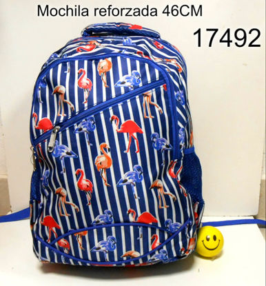 Imagen de MOCHILA RAYADA CON FLAMENCOS 2.24